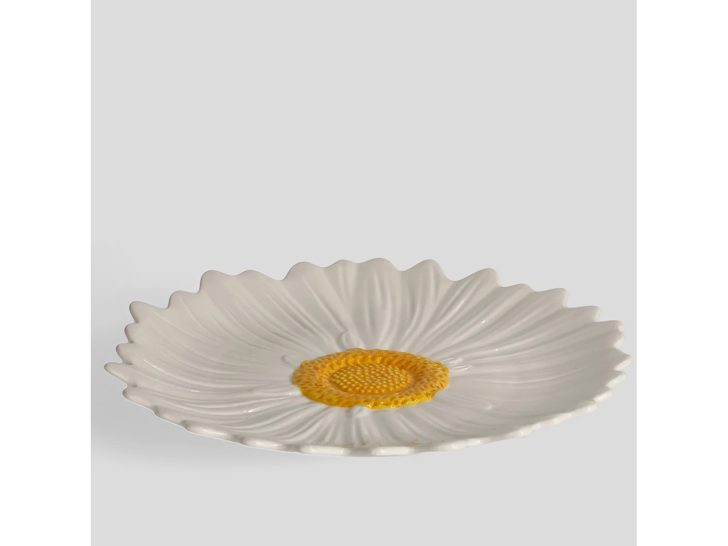 Servierteller Daisies mittelweiß 31.7 cm