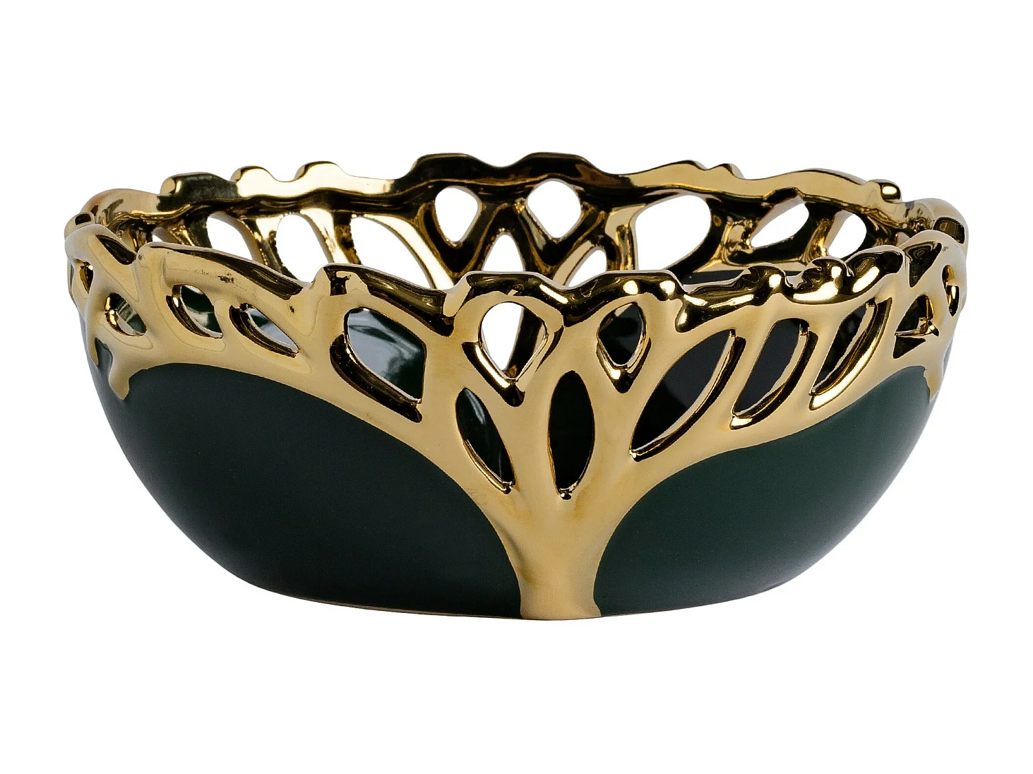 Bol Décoratif Oaktree Vert Moyen 9.5 x 25