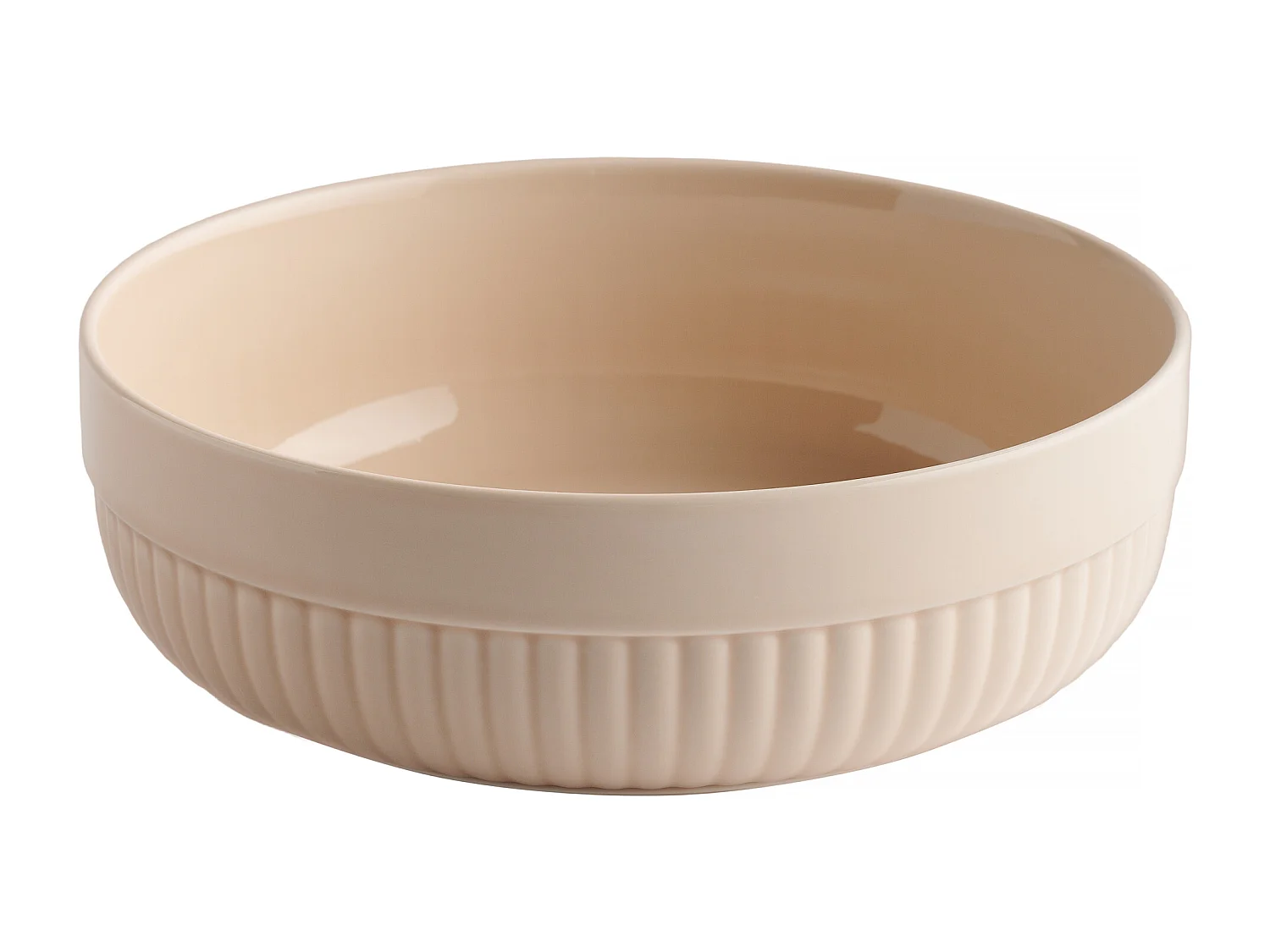 Servierschüssel Sandino aus Hartporzellan, Rosa