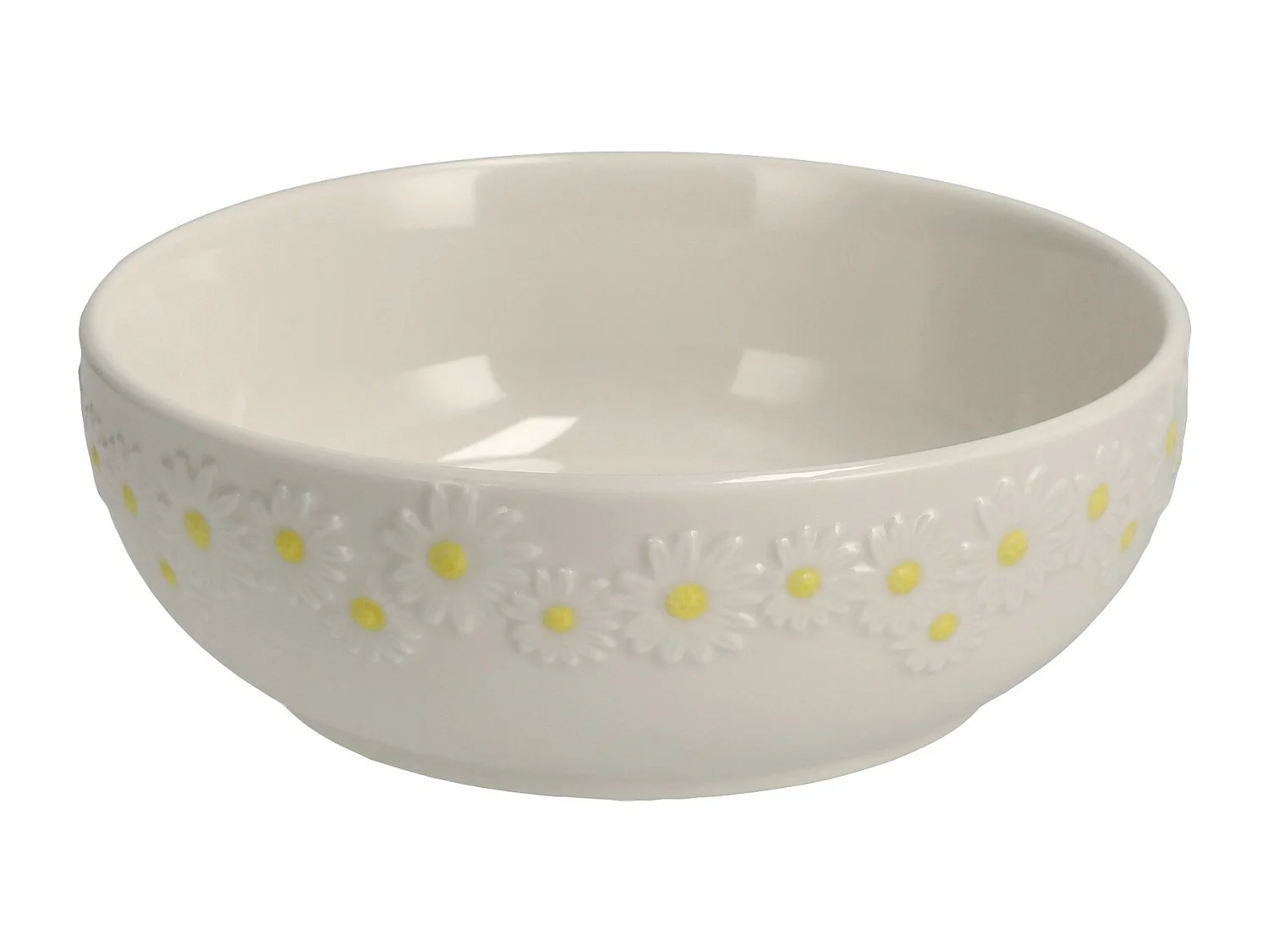 Schale Daisy mittelweiß 16x16 cm