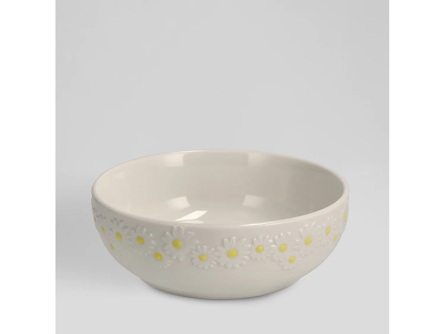 Schale Daisy mittelweiß 16x16 cm