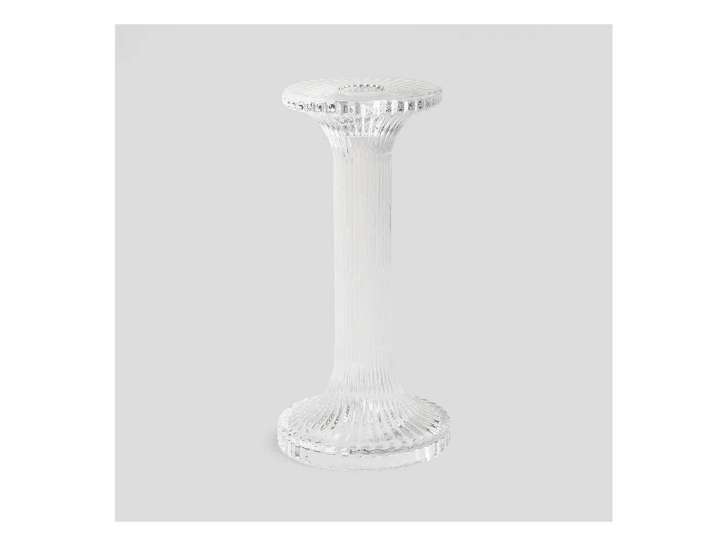 Kerzenständer Clear mittel transparent 18.5 x 9