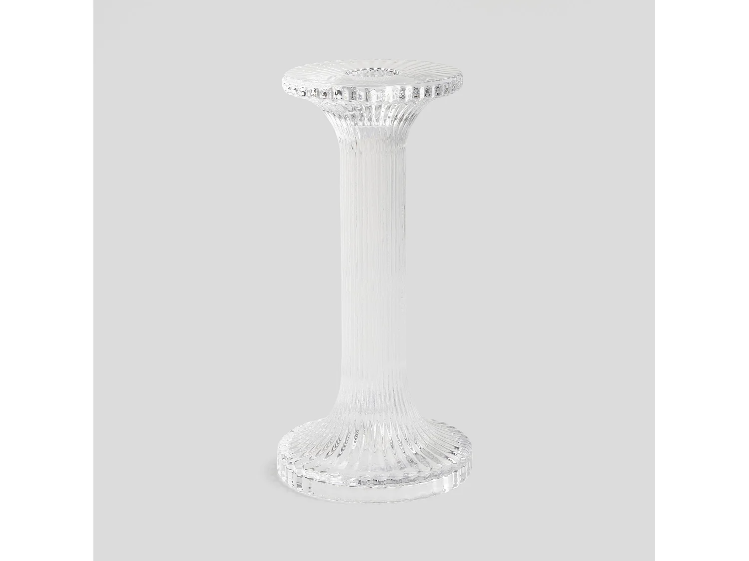 Kerzenständer Clear mittel transparent 18.5 x 9