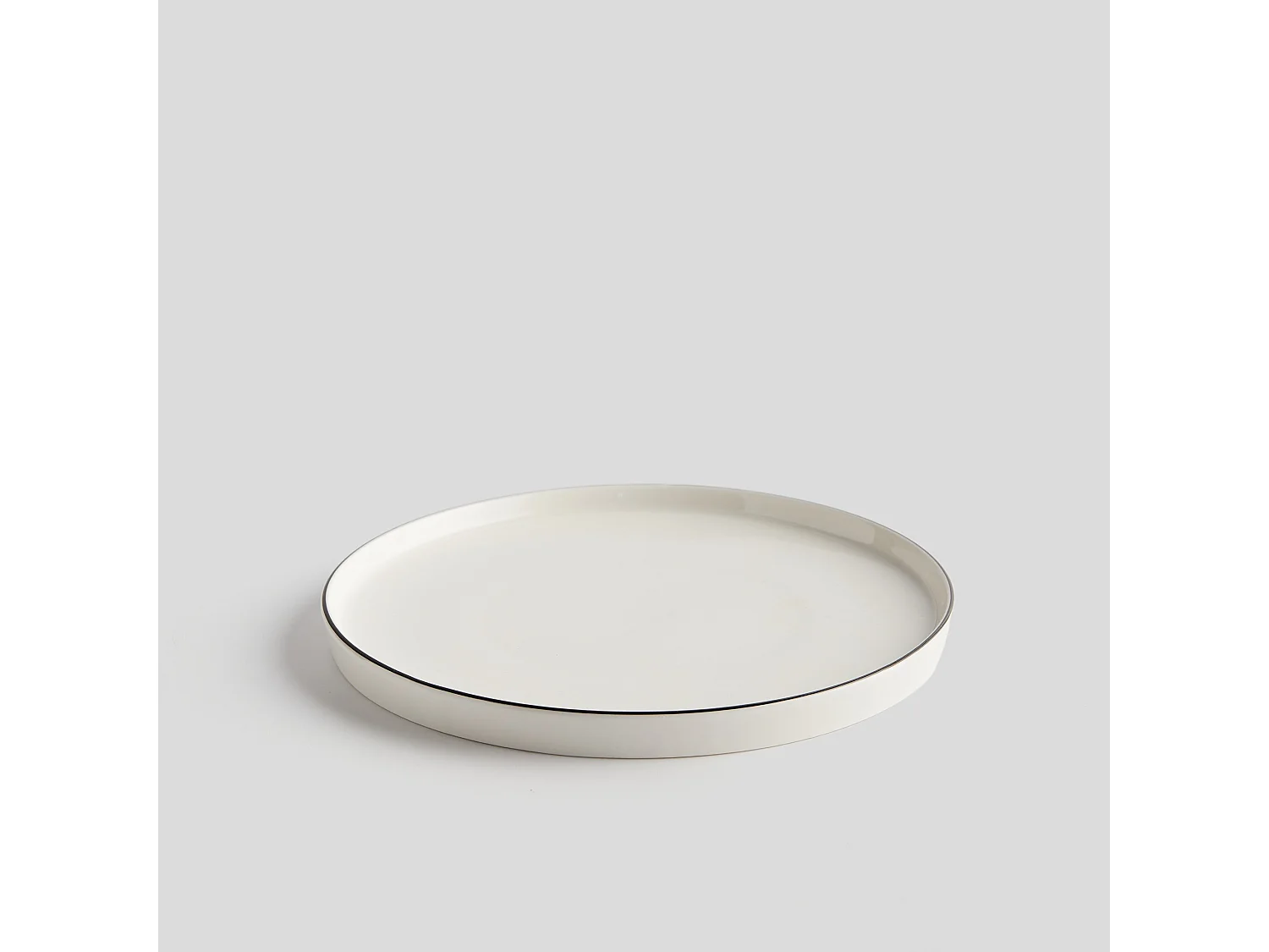 Assiette À Dessert Rimo Noir Moyen 20.5 cm