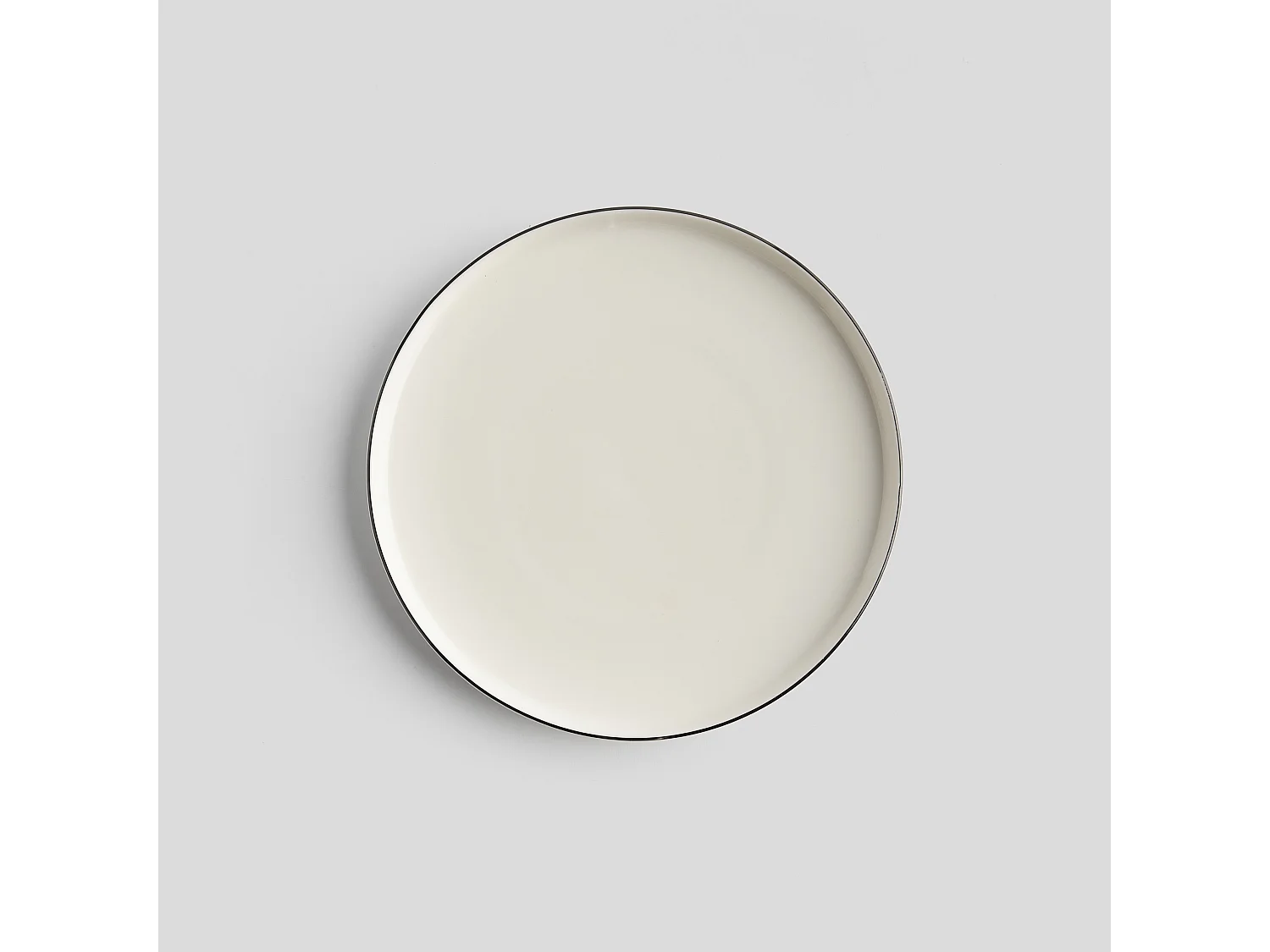 Assiette À Dessert Rimo Noir Moyen 20.5 cm