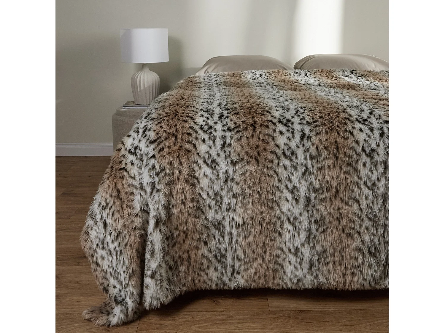 Jeté de Lit Felinzia Beige Moyen Polyester 180x220