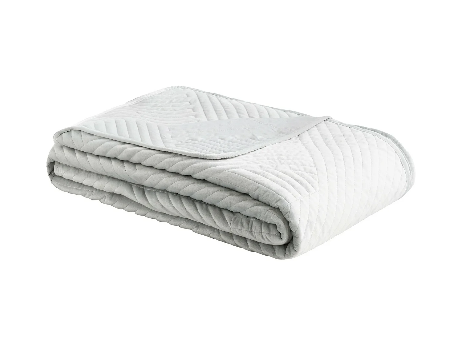 Elegante Tagesdecke Minister, 200x220 cm, Hellgrau