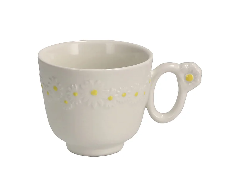 Becher Daisy mittelweiß 420ml