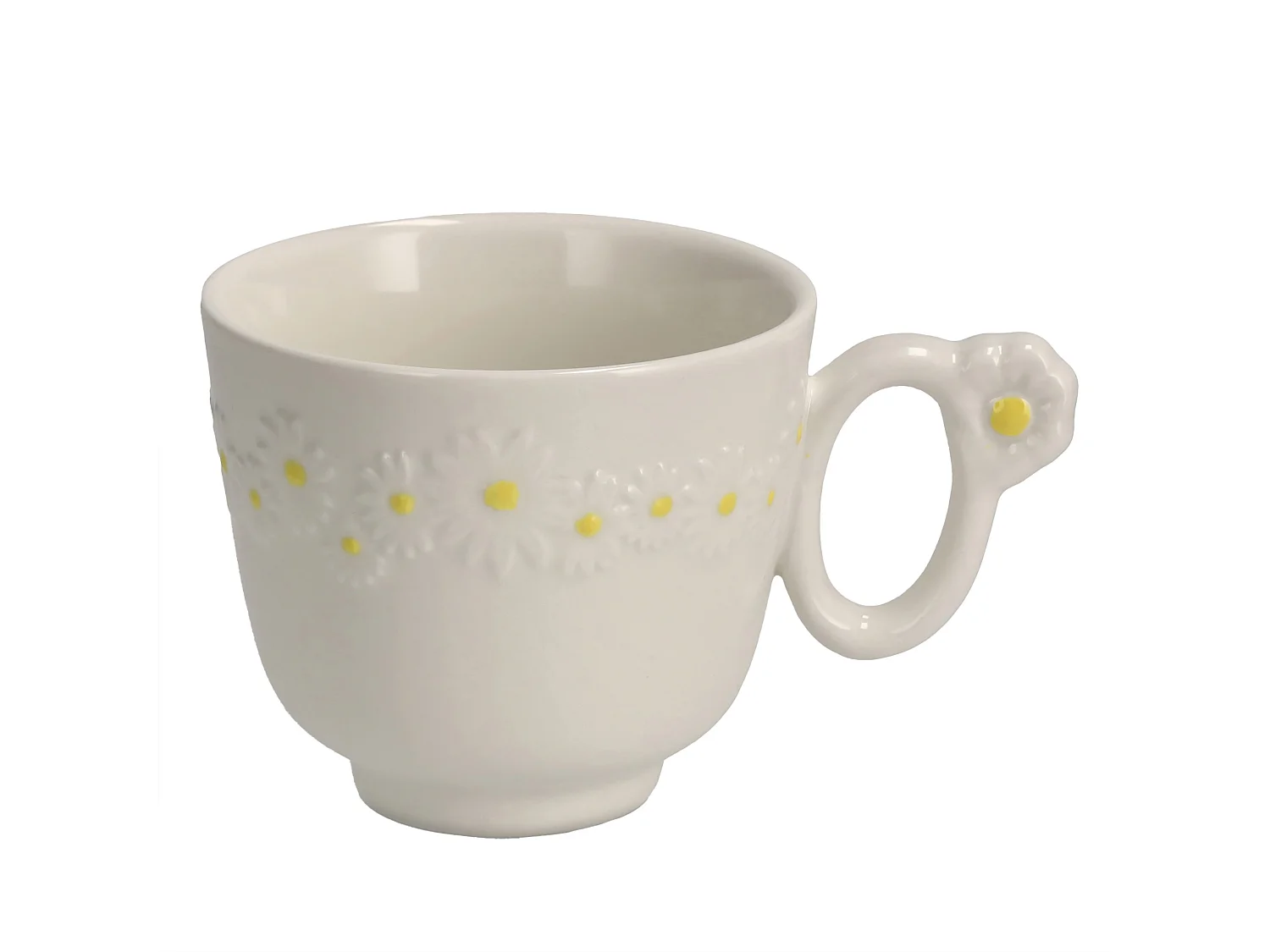 Becher Daisy mittelweiß 420ml