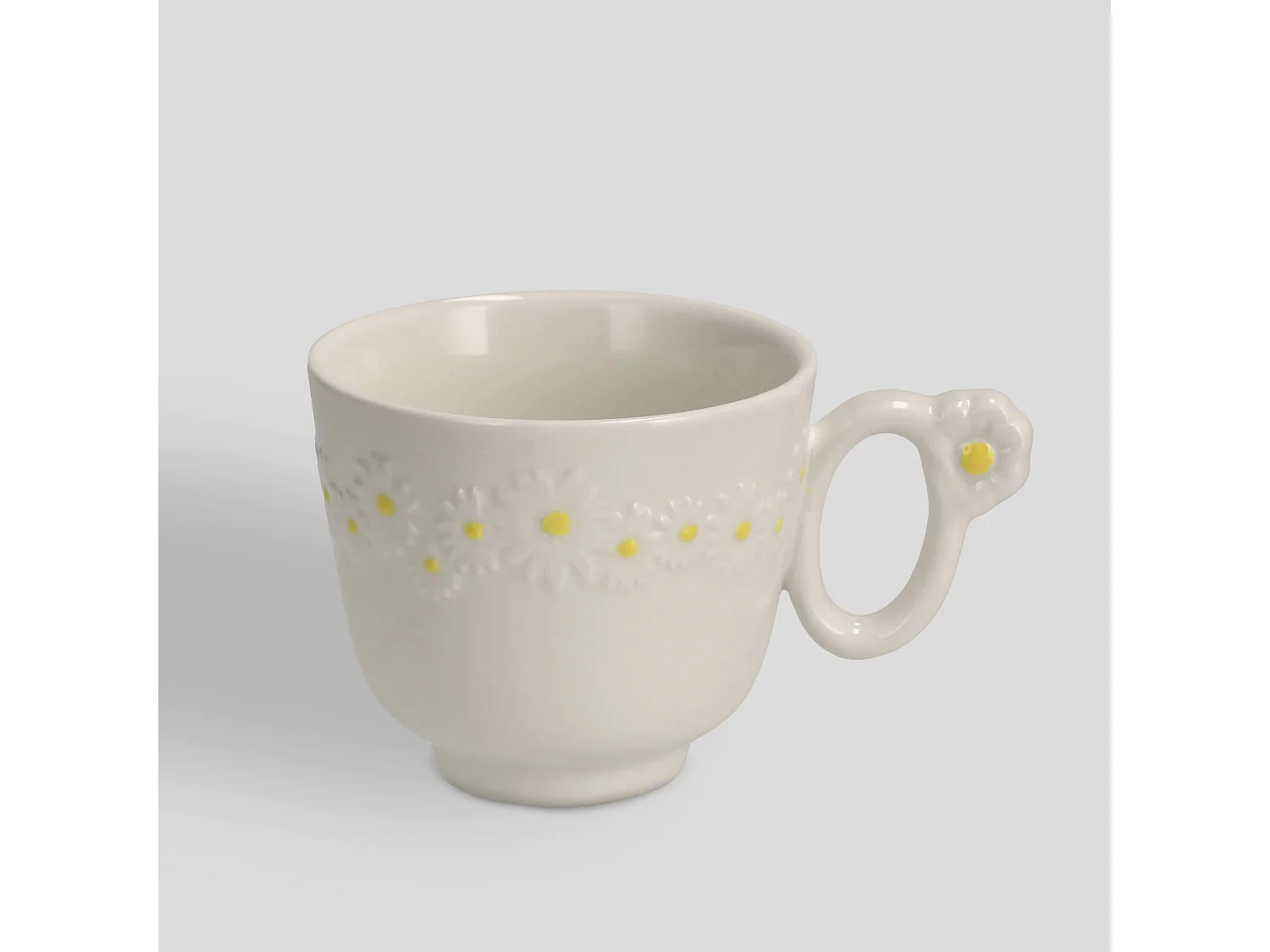 Becher Daisy mittelweiß 420ml