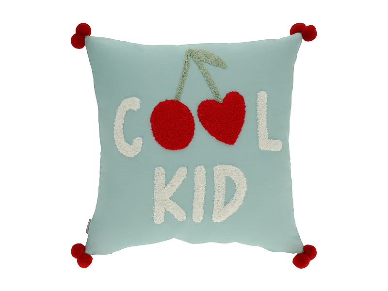 Kissenbezug Coolkid mittelblau 45 x 45