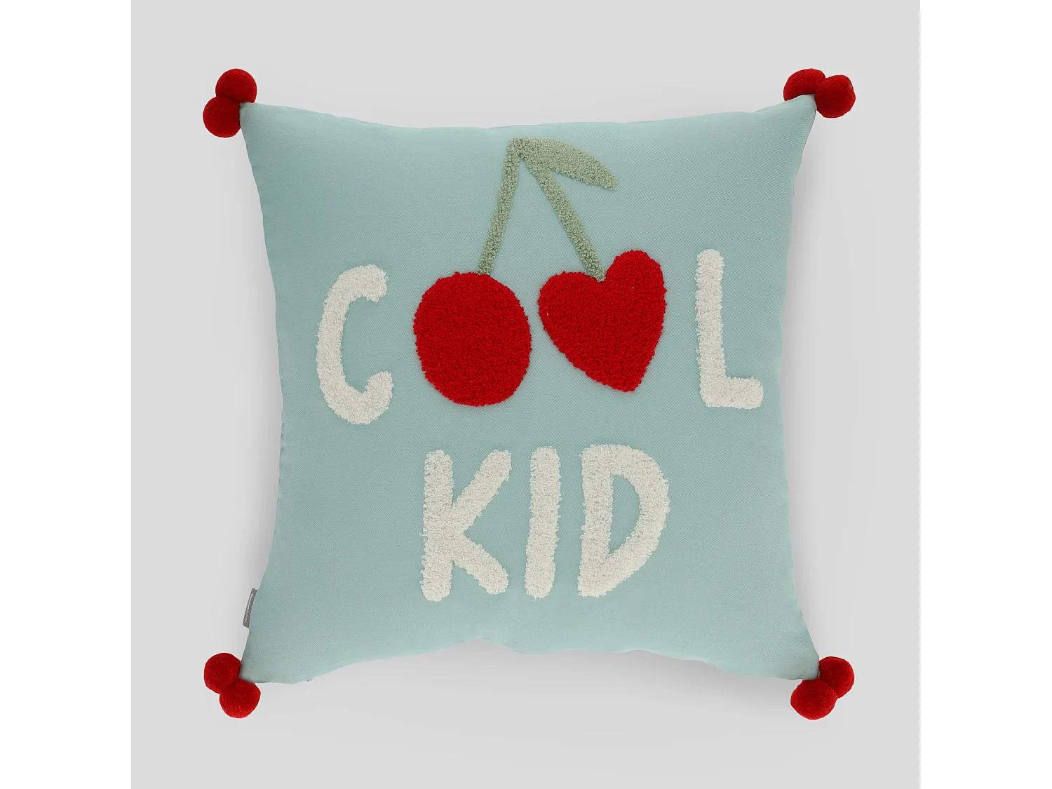 Housse De Couette Brodée Coolkid Bleu Moyen 45 x 45