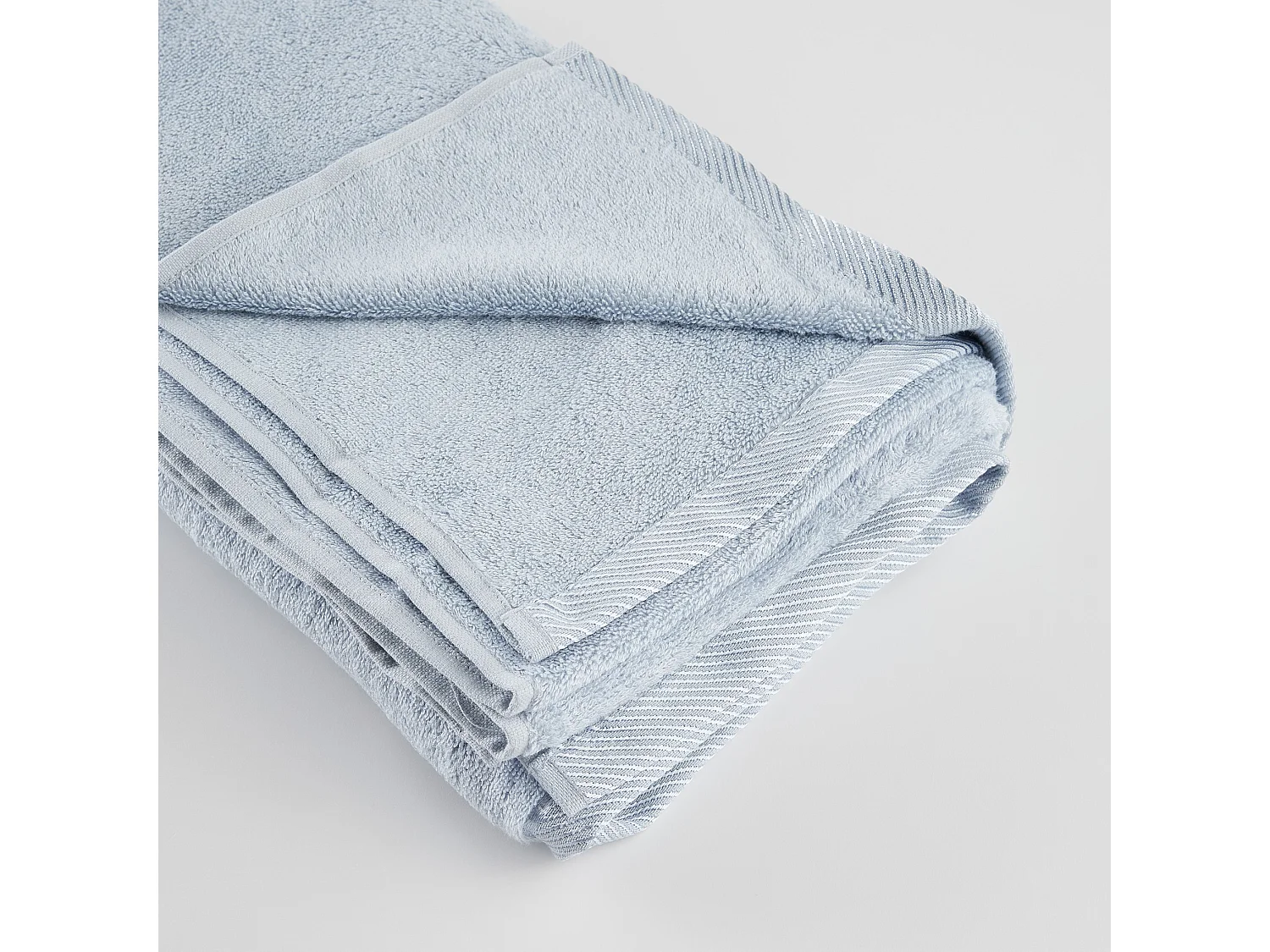 Badetuch Bambo Hellblau 100x150