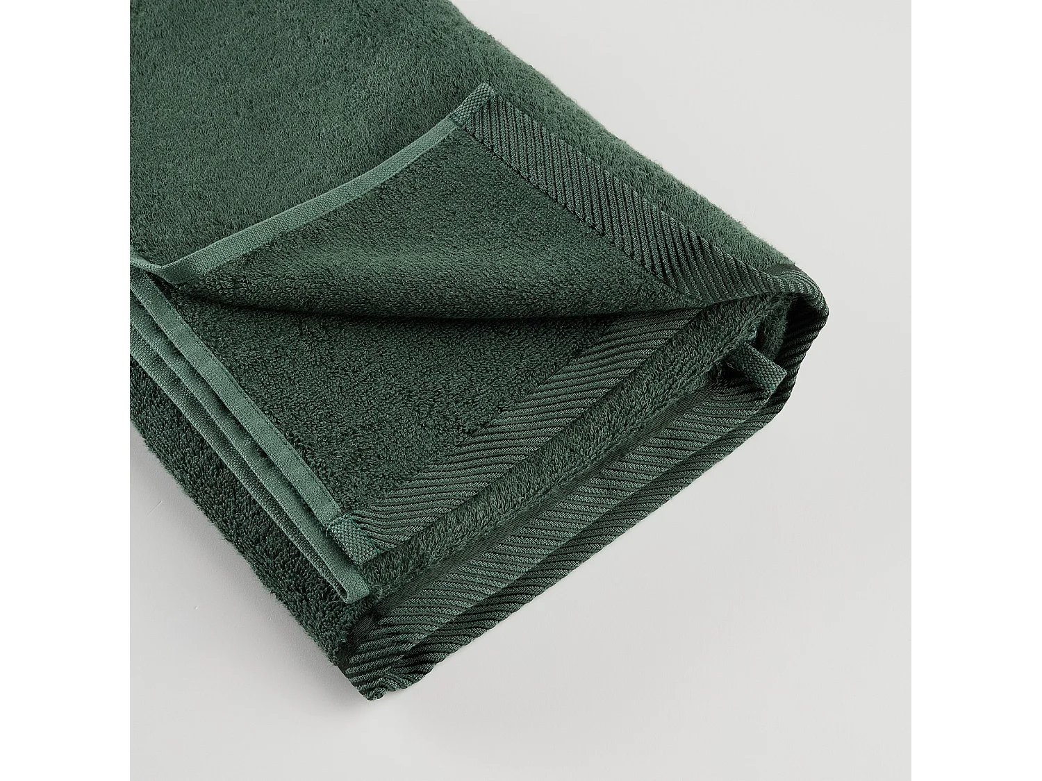 Serviette de Bain Écologique en Bambou Vert Foncé 70x130 cm