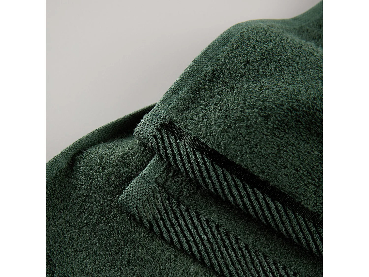 Serviette de Bain Écologique en Bambou Vert Foncé 70x130 cm