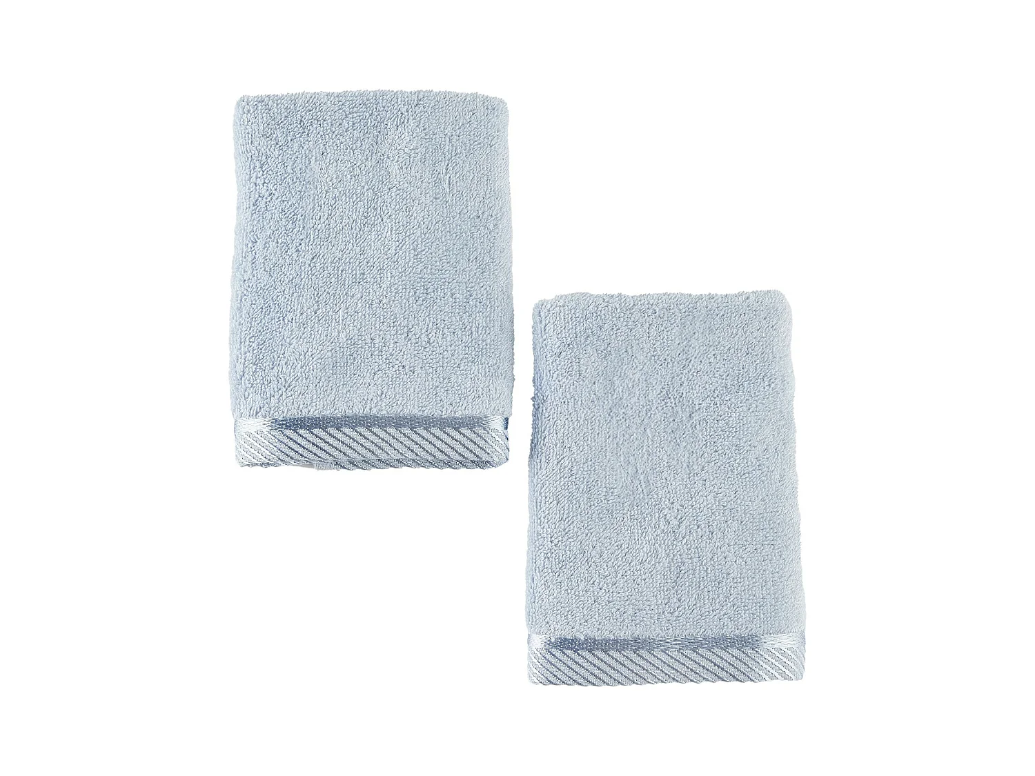Serviettes en Bambou Bleu Clair 30x30 cm - Lot de 2