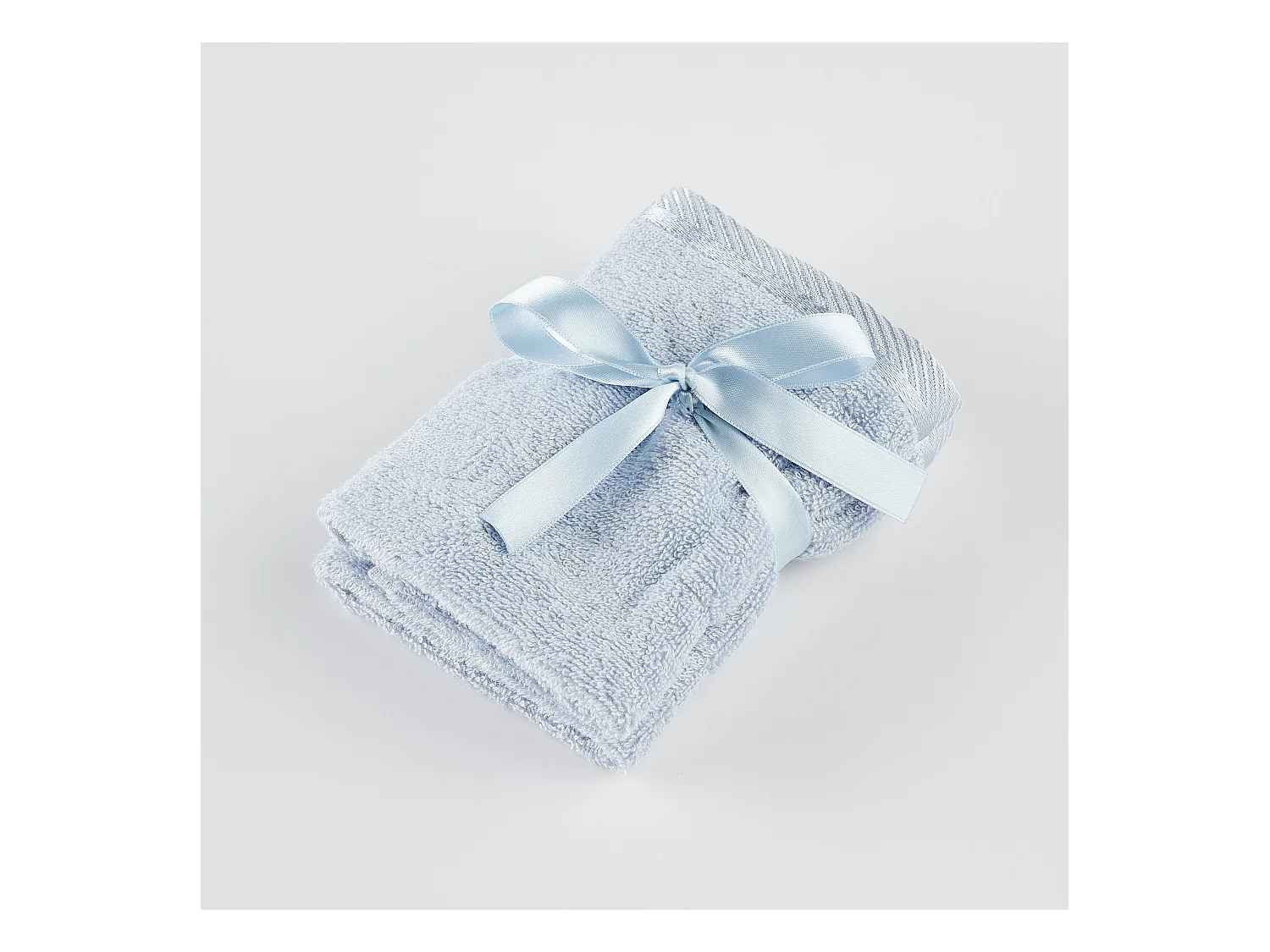 Serviettes en Bambou Bleu Clair 30x30 cm - Lot de 2
