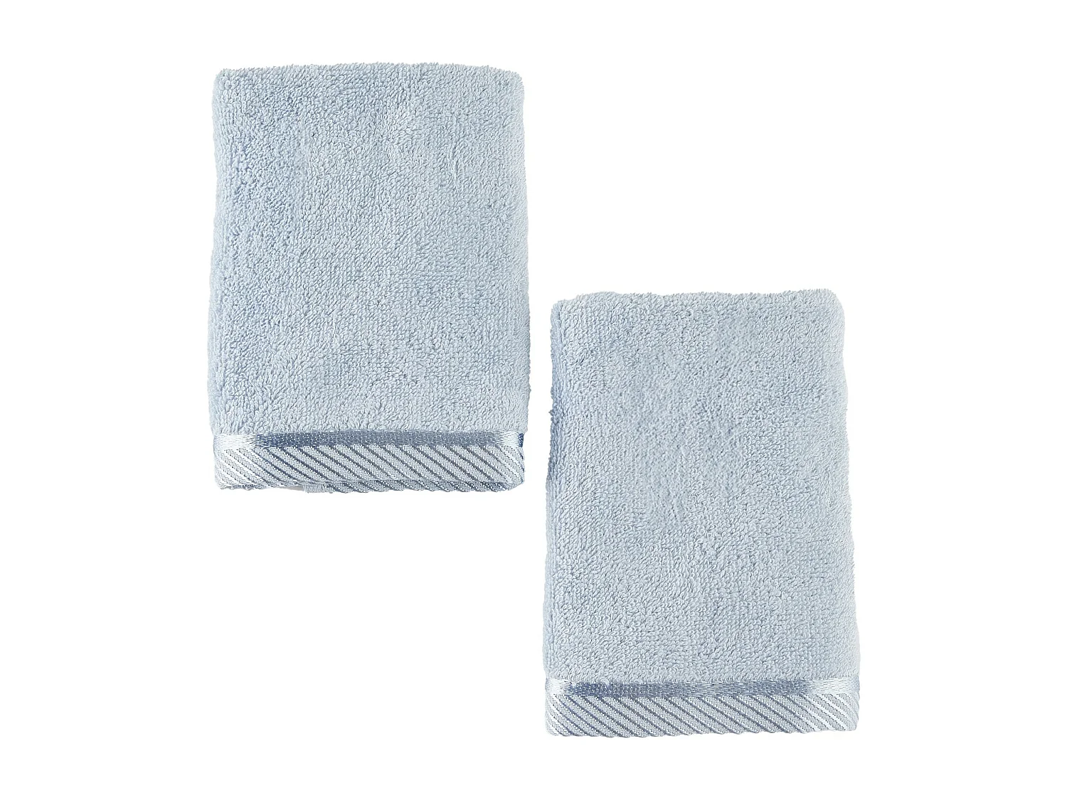 Badetuch-Set Bambo hellblau 30 x 30