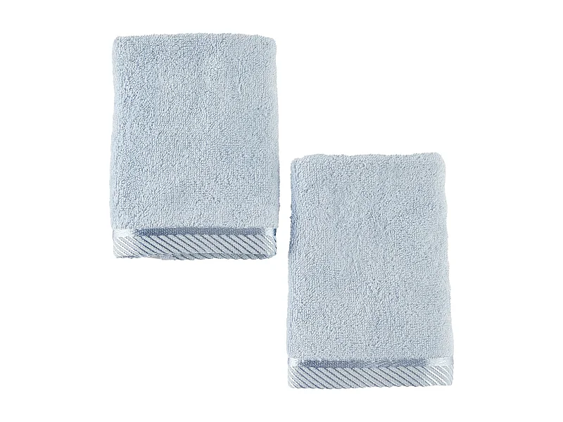 Badetuch-Set Bambo hellblau 30 x 30