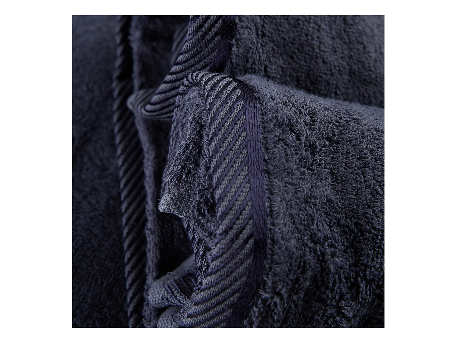 Serviette de Bain Bambou Bleu Foncé 70x130 cm