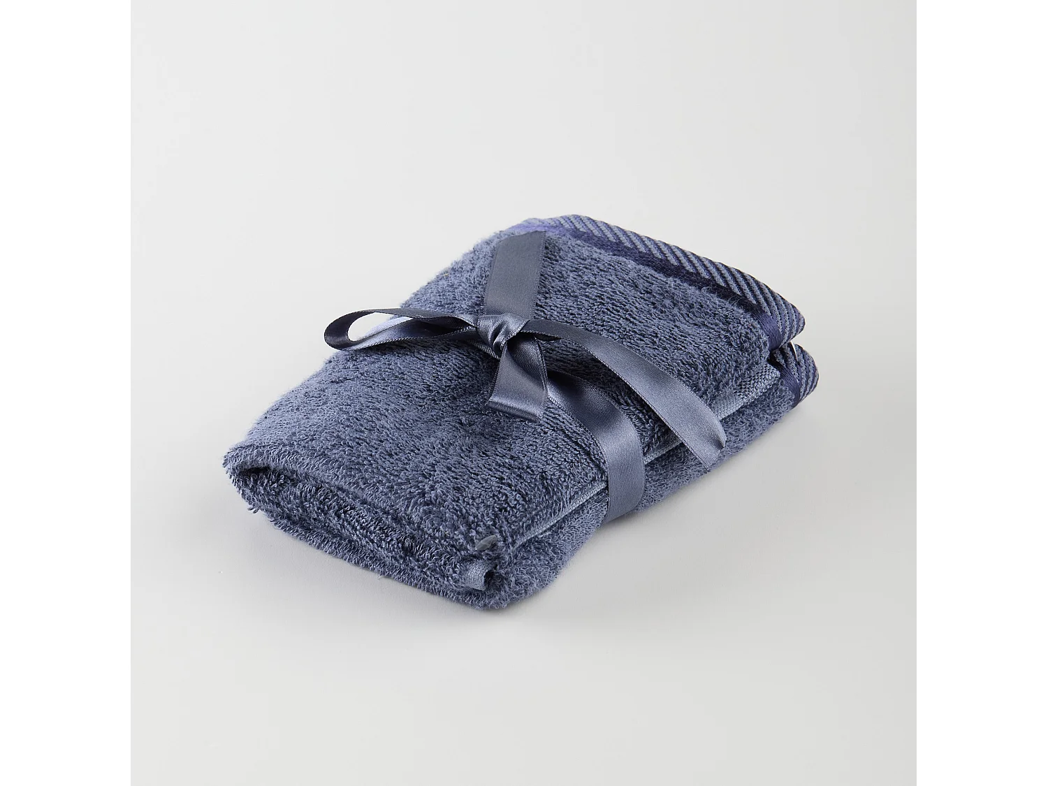 Luxuriöses Bambo Badetuch-Set – Dunkelblau