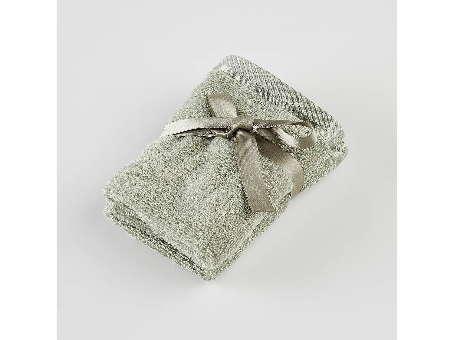 Serviettes Bambo Mixtes Vert Moyen 30x30 cm - Lot de 2