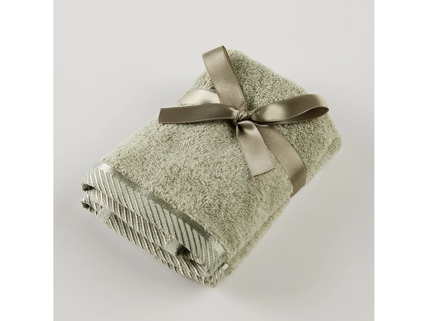 Serviettes Bambo Mixtes Vert Moyen 30x30 cm - Lot de 2