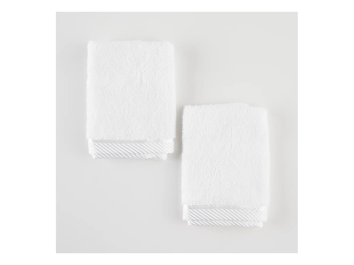 Badetuch-Set Bambo mittelweiß 30 x 30 cm