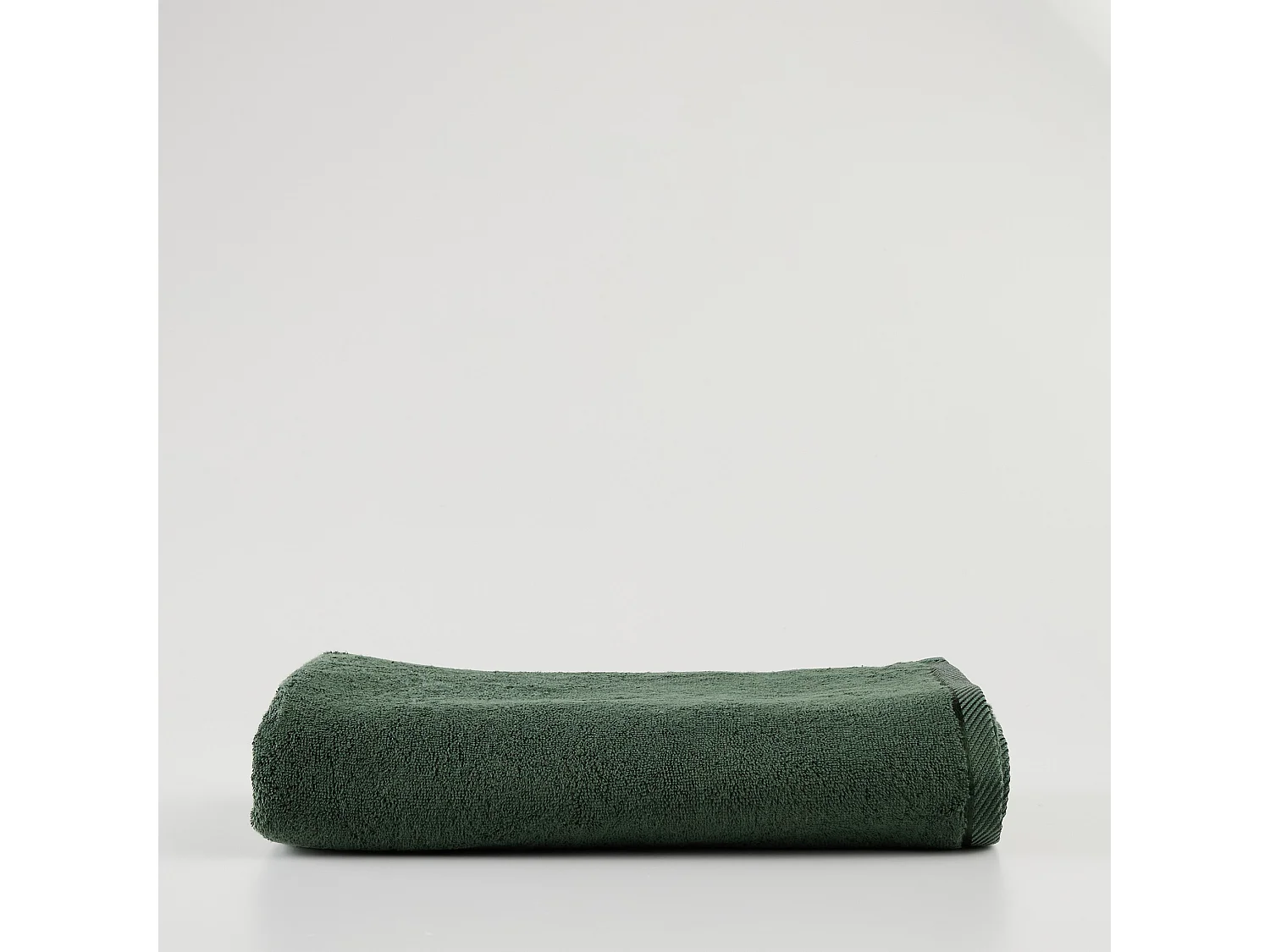 Serviette en Bambou et Coton Vert Foncé 100x150 cm