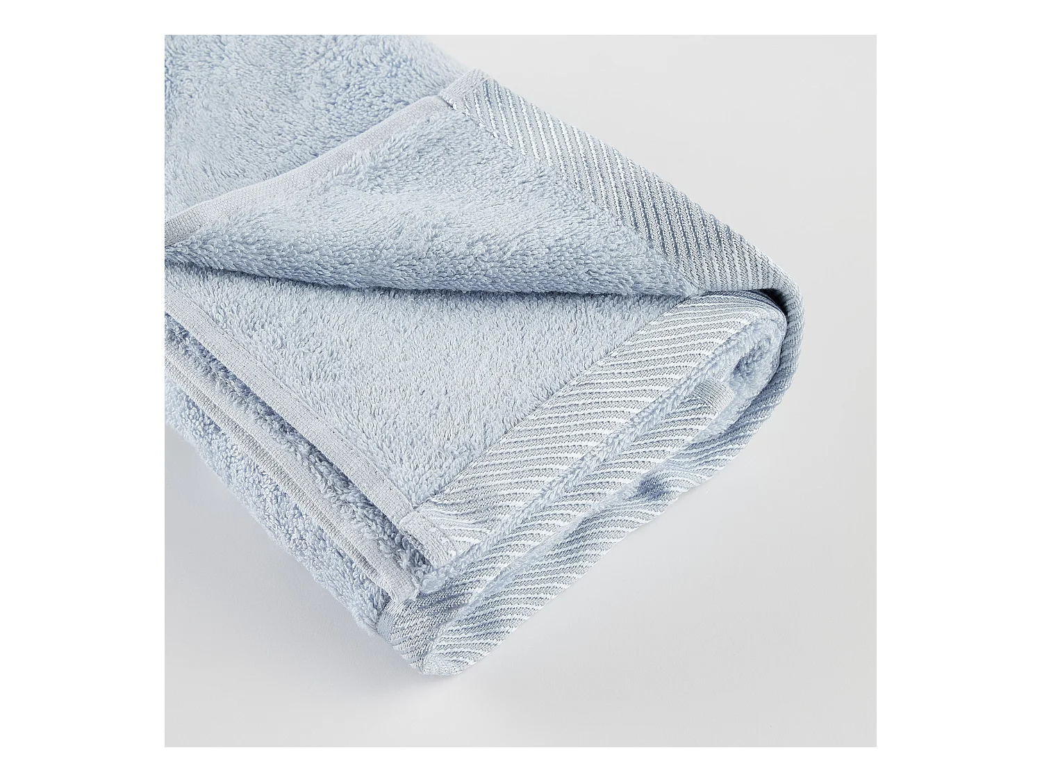 Serviette de Bain en Bambou Bleu Clair 50x90 cm