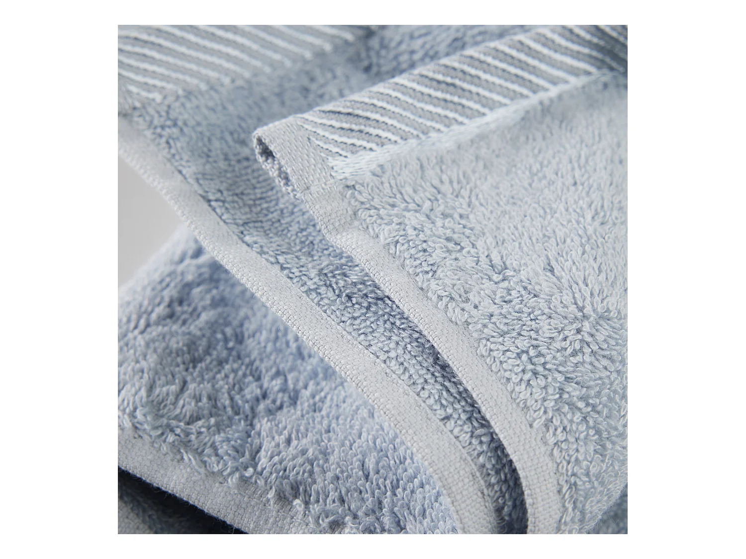 Serviette de Bain en Bambou Bleu Clair 50x90 cm