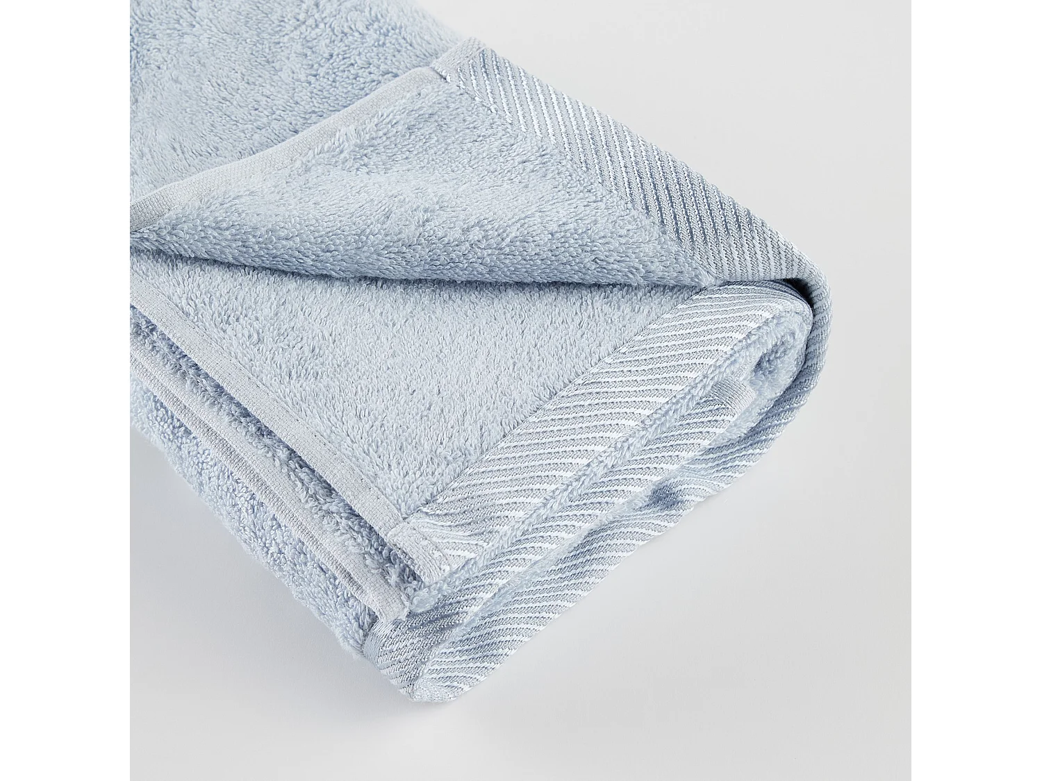 Serviette de Bain en Bambou Bleu Clair 50x90 cm