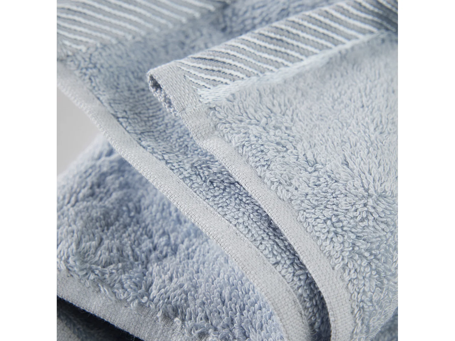 Serviette de Bain en Bambou Bleu Clair 50x90 cm