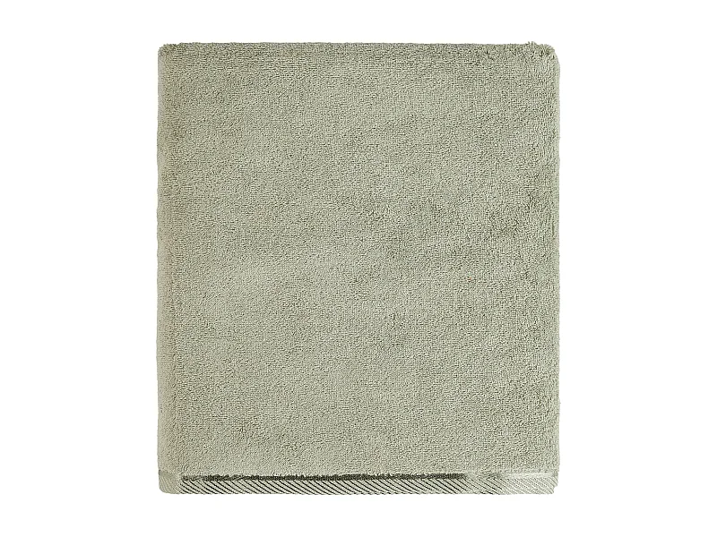 Serviette de Bain en Bambou 100x150 cm Vert Moyen