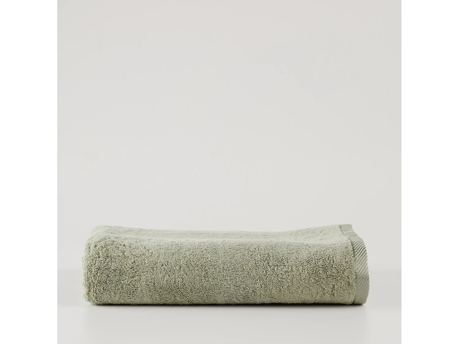 Serviette de Bain en Bambou 100x150 cm Vert Moyen