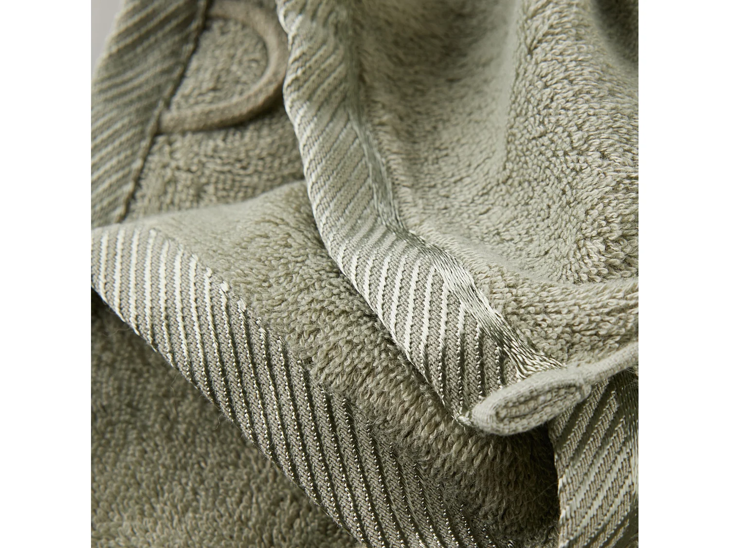 Serviette de Bain en Bambou 100x150 cm Vert Moyen