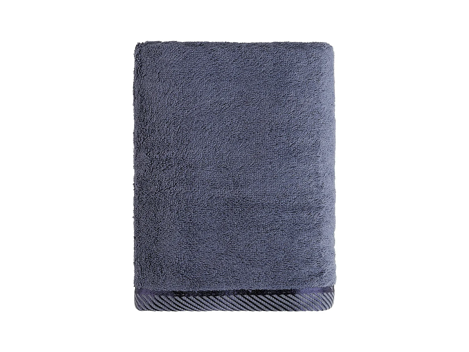 Serviette de Bain en Bambou Bleu Foncé 50x90 cm