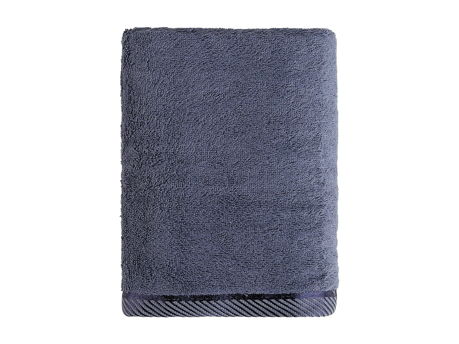 Serviette de Bain en Bambou Bleu Foncé 50x90 cm