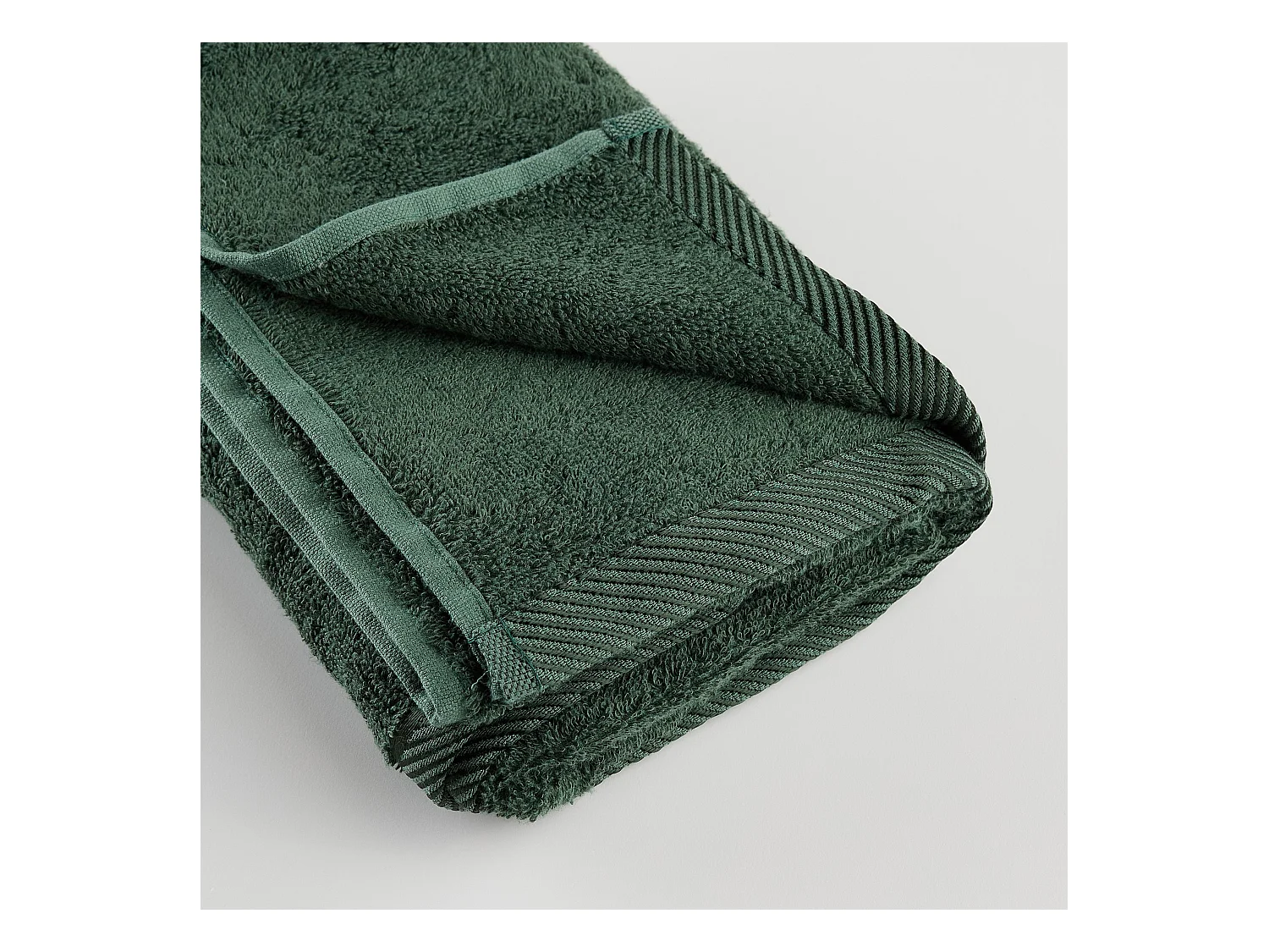 Badetuch Bambo Dunkelgrün 50x90