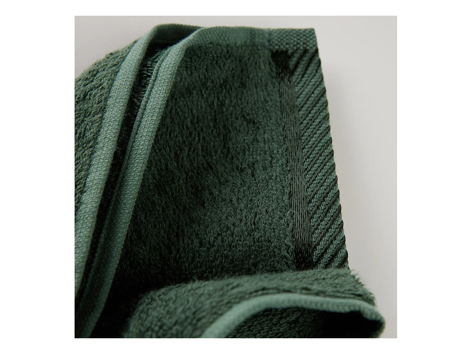 Badetuch Bambo Dunkelgrün 50x90