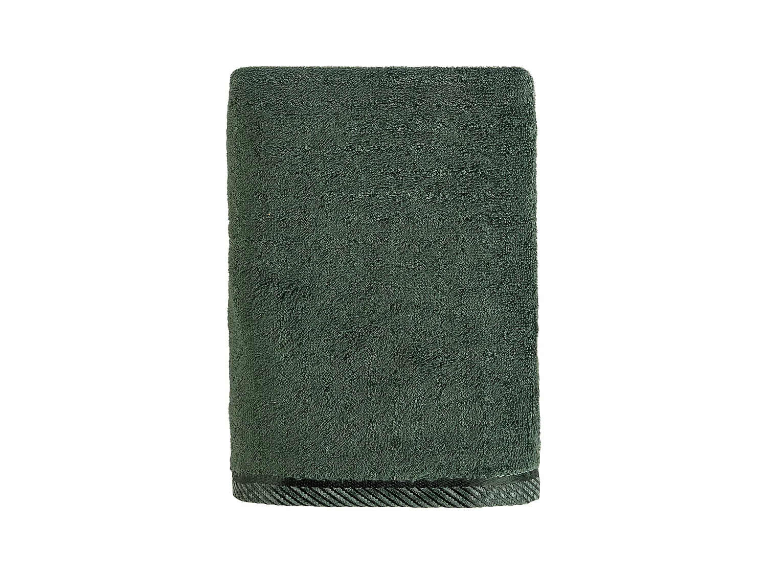 Serviette de Bain en Bambou Vert Foncé 50x90 cm