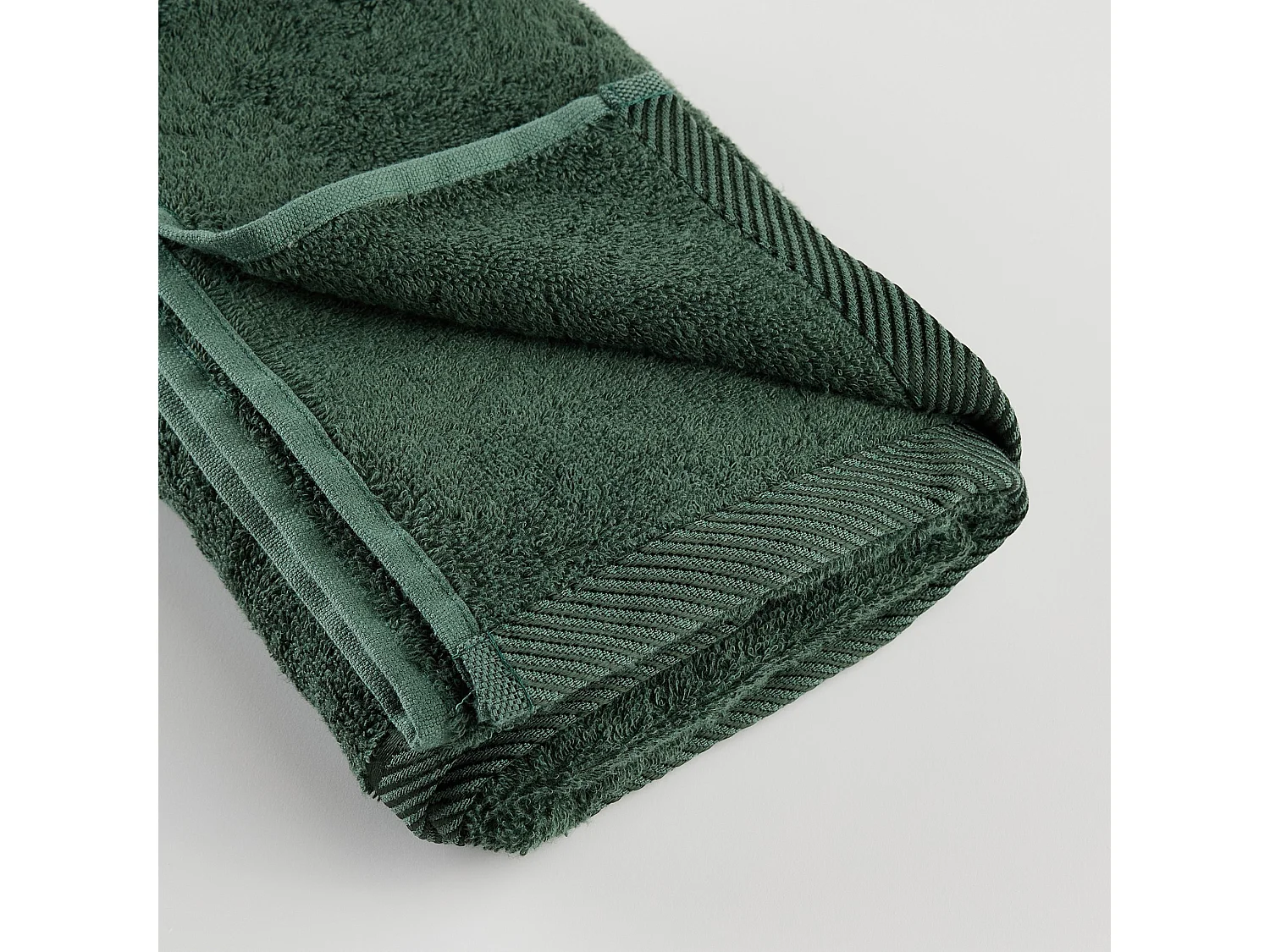 Badetuch Bambo Dunkelgrün 50x90