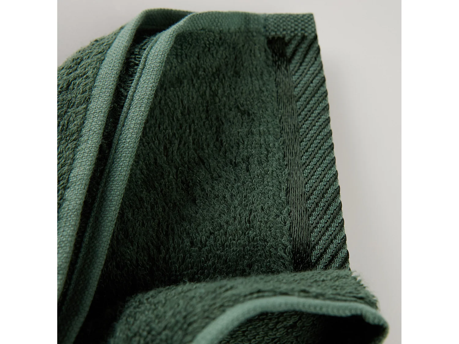 Badetuch Bambo Dunkelgrün 50x90