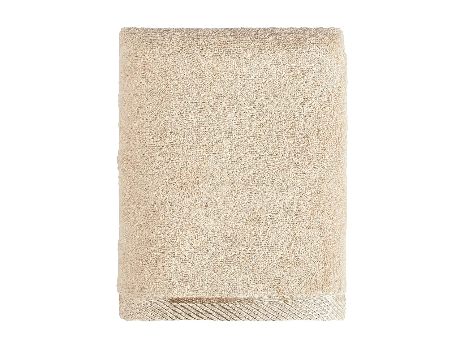 Badetuch Bambo mittleres Beige 50 x 90