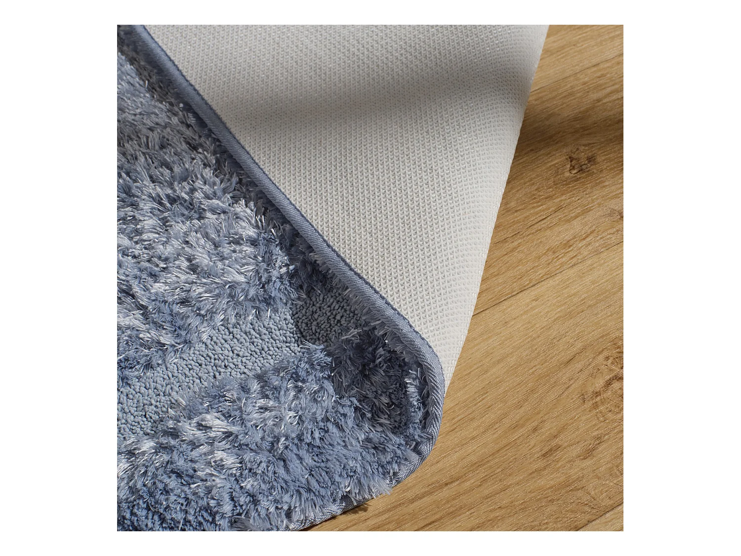 Teppich Fluffos mittelblau 60 x 90