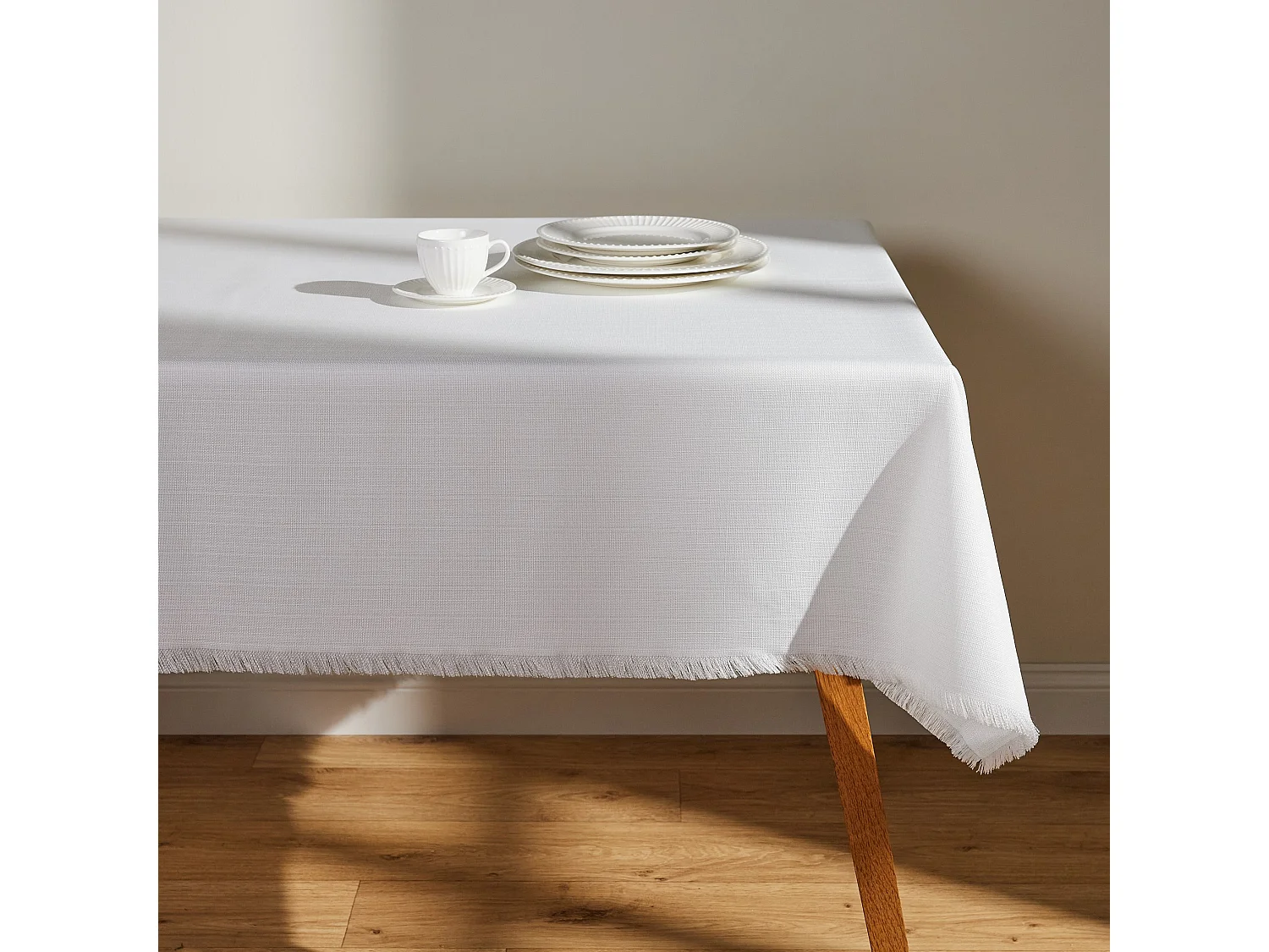 Tischdecke Arata mittelweiß 130x180 cm