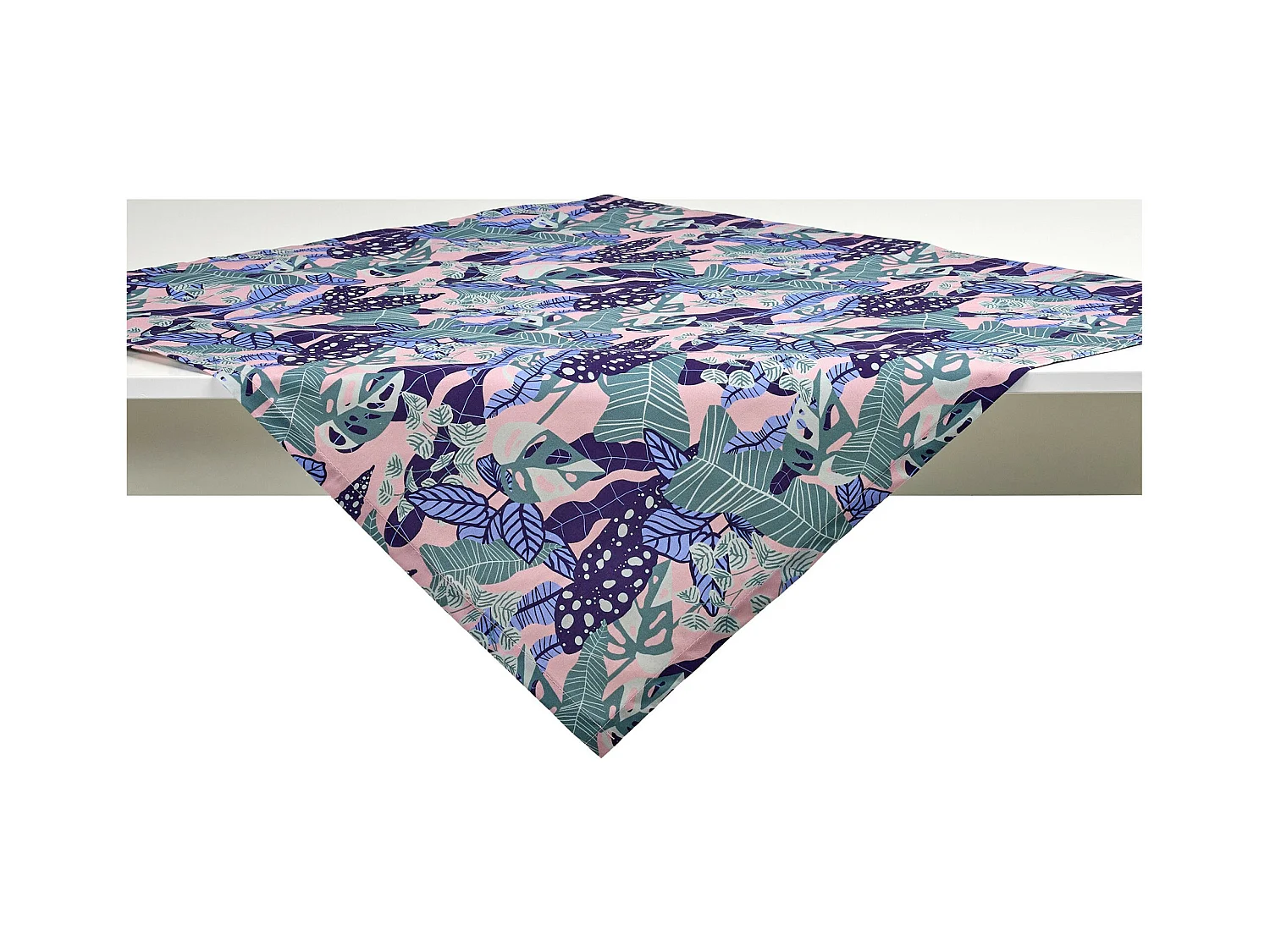 Tischdecke Hazel mittelviolett 80x80