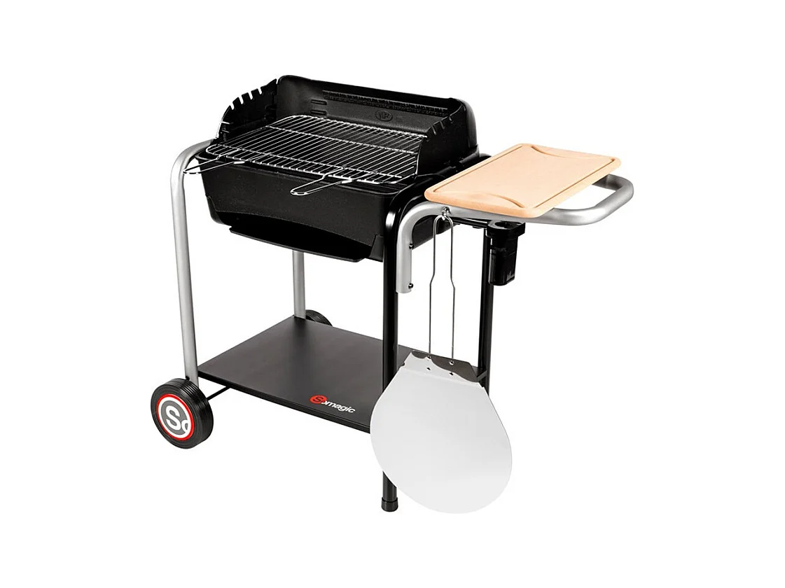 Barbecue charbon Roma avec four à pizza intégré