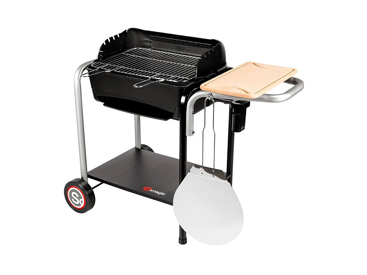 Barbecue charbon Roma avec four à pizza intégré