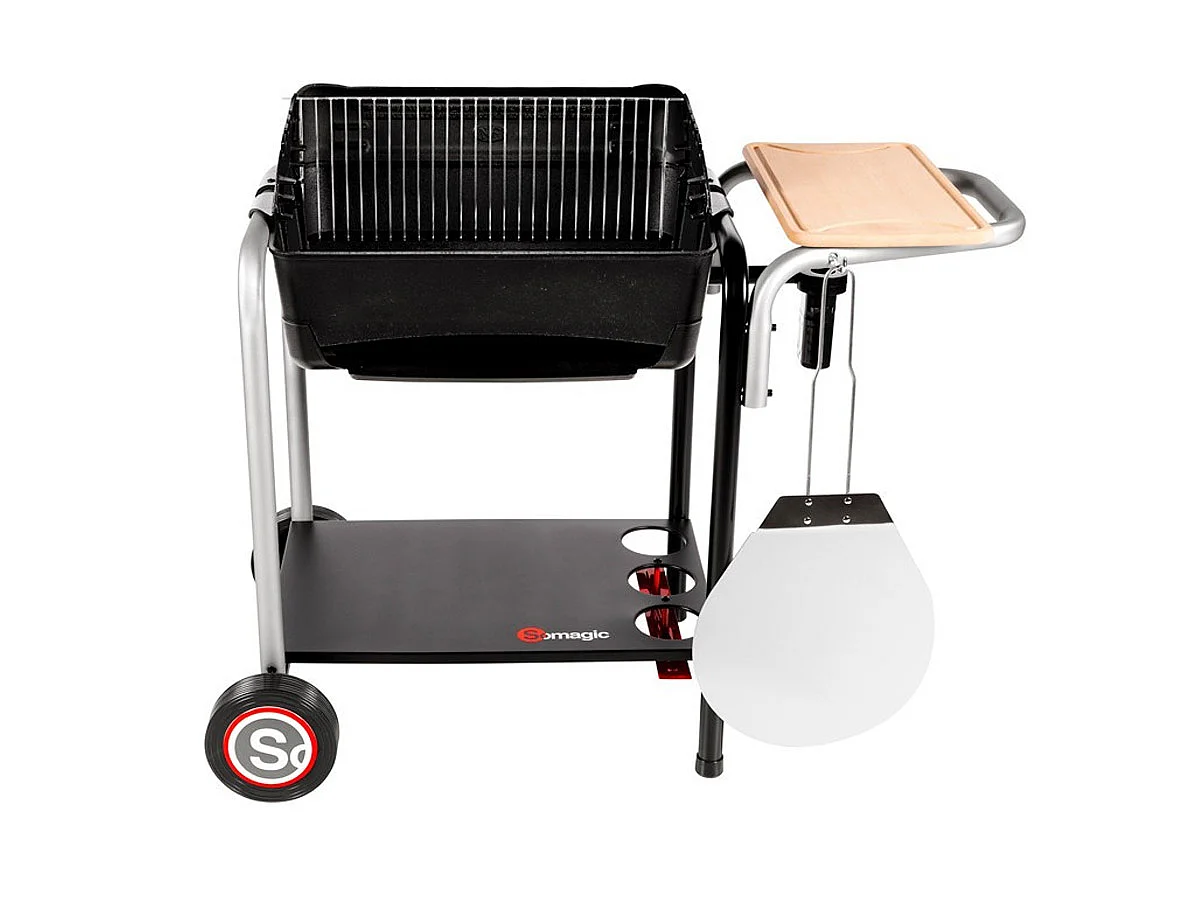 Barbecue charbon Roma avec four à pizza intégré